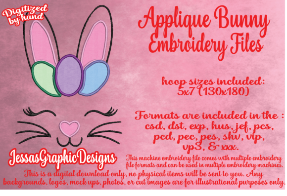 Bunny Face Applique Review for Embroidery Sellers