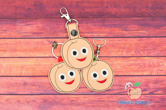 Cartoon Apricot Keyfob Keychain ITH Review