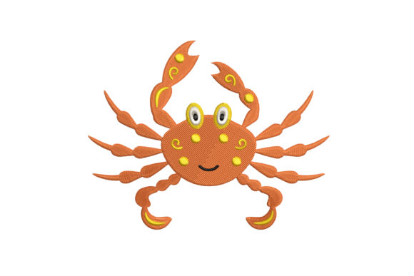 Cute Cartoon Crab Embroidery Review