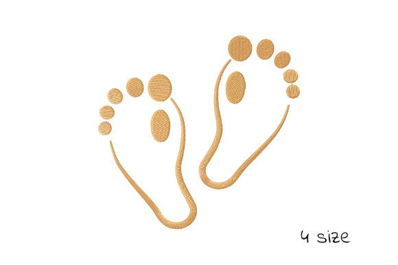 Cute Footprint Embroidery Review