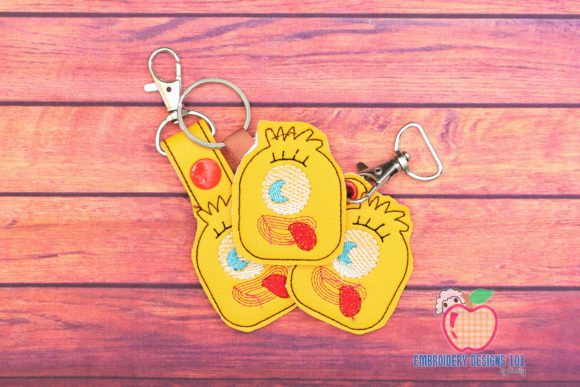 Funny Hairy Monster ITH KeyFob Snaptab Review