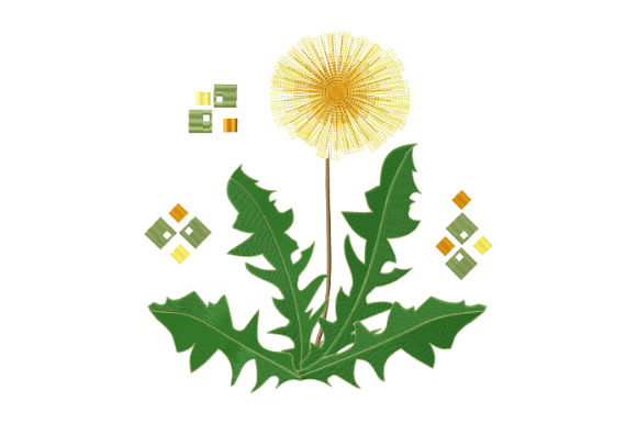 Spring Yellow Dandelion Embroidery Review