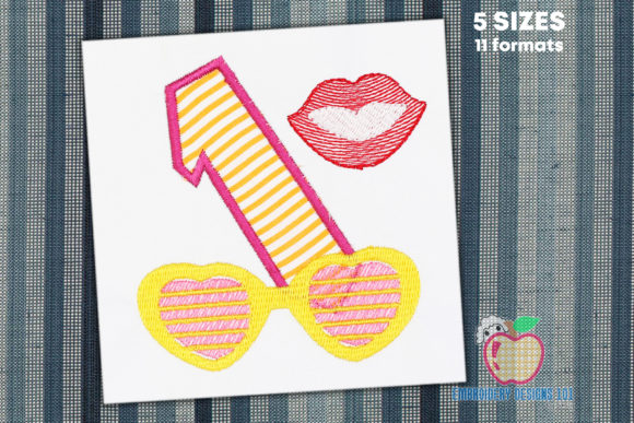 Sunglasses in Heart Shaped Embroidery Review