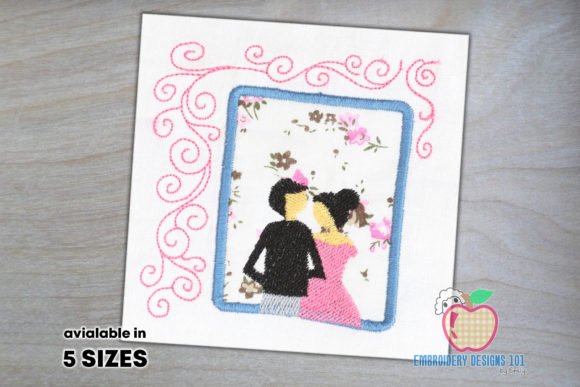 Wedding Couple in Window Applique Review